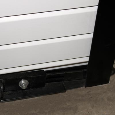 Optional Plated Steel Bottom Bar Slide Locks